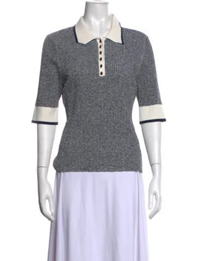 Pre-owned Veronica Beard Crew Neck Sweater In Blue