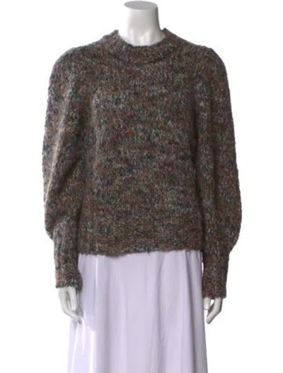 Pre-owned Veronica Beard Crew Neck Sweater In Brown