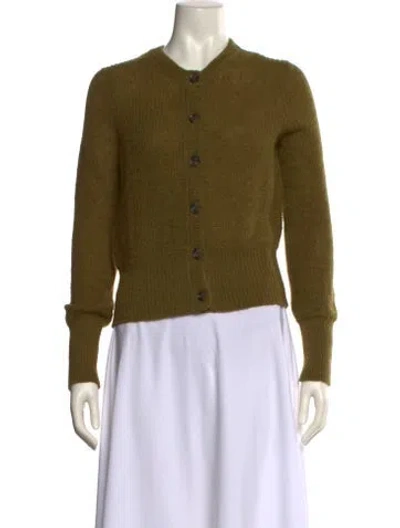 Pre-owned Veronica Beard Crew Neck Sweater In Green