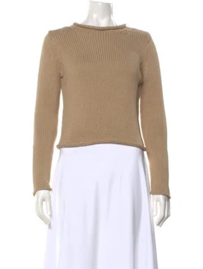 Pre-owned Veronica Beard Crew Neck Sweater In Neutral