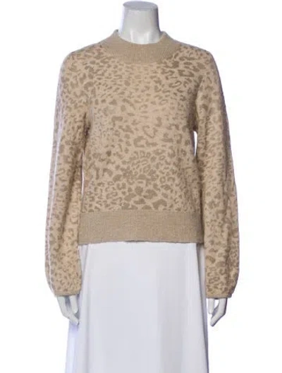 Pre-owned Veronica Beard Crew Neck Sweater In Neutral