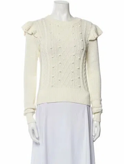 Pre-owned Veronica Beard Crew Neck Sweater In Neutral