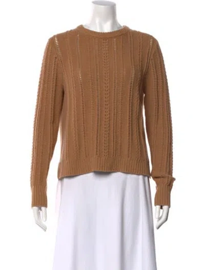 Pre-owned Veronica Beard Crew Neck Sweater In Neutral