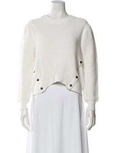Pre-owned Veronica Beard Crew Neck Sweater In Neutral