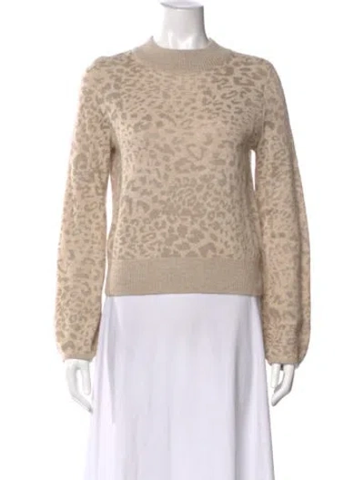 Pre-owned Veronica Beard Crew Neck Sweater In Neutral