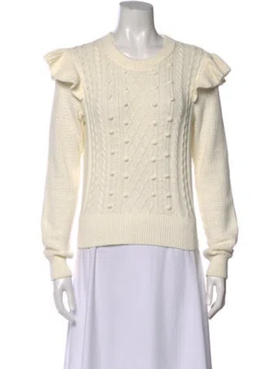 Pre-owned Veronica Beard Crew Neck Sweater In Neutral