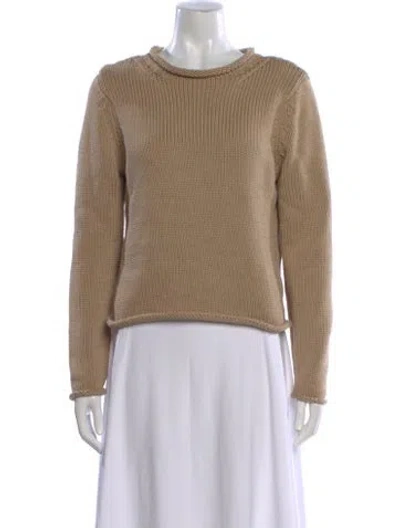 Pre-owned Veronica Beard Crew Neck Sweater In Neutral