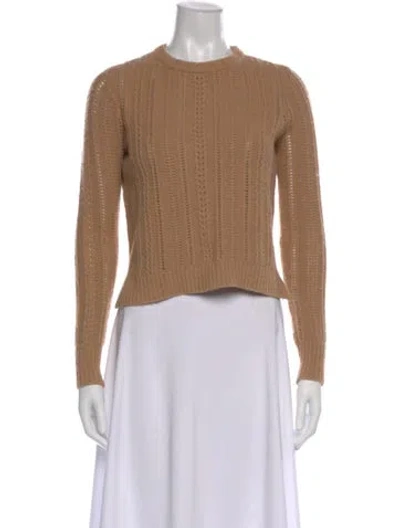 Pre-owned Veronica Beard Crew Neck Sweater In Neutral
