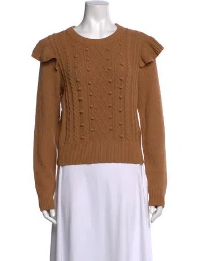 Pre-owned Veronica Beard Crew Neck Sweater In Neutral
