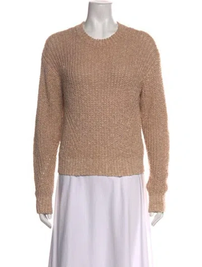 Pre-owned Veronica Beard Crew Neck Sweater In Neutral