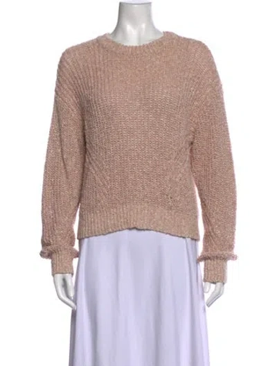 Pre-owned Veronica Beard Crew Neck Sweater In Neutral
