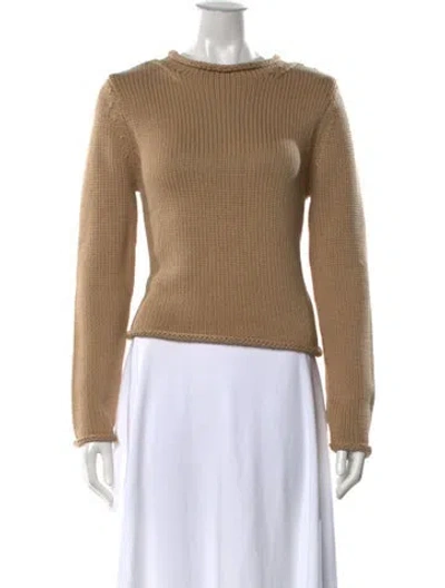 Pre-owned Veronica Beard Crew Neck Sweater In Neutral