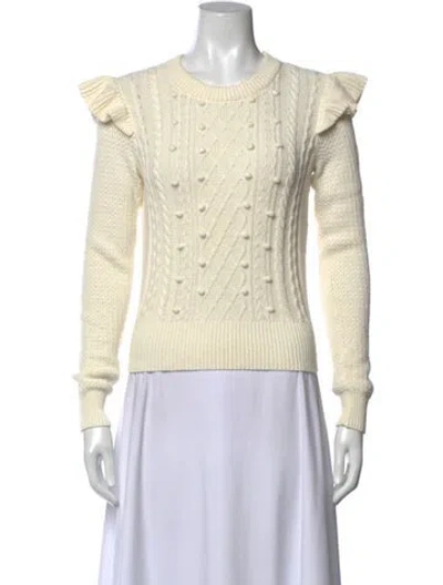 Pre-owned Veronica Beard Crew Neck Sweater In Neutrals