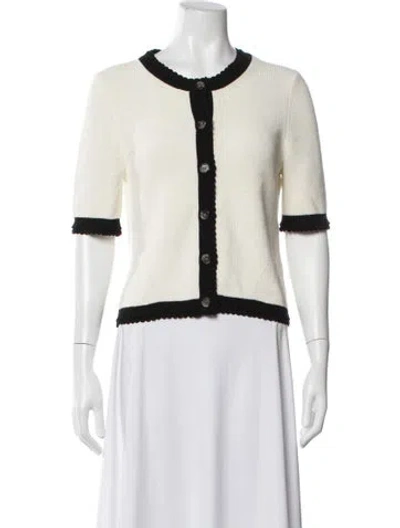 Pre-owned Veronica Beard Crew Neck Sweater In Neutrals