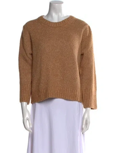 Pre-owned Veronica Beard Crew Neck Sweater In Orange