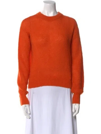 Pre-owned Veronica Beard Crew Neck Sweater In Orange