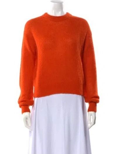 Pre-owned Veronica Beard Crew Neck Sweater In Orange