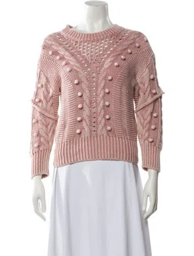 Pre-owned Veronica Beard Crew Neck Sweater In Pink