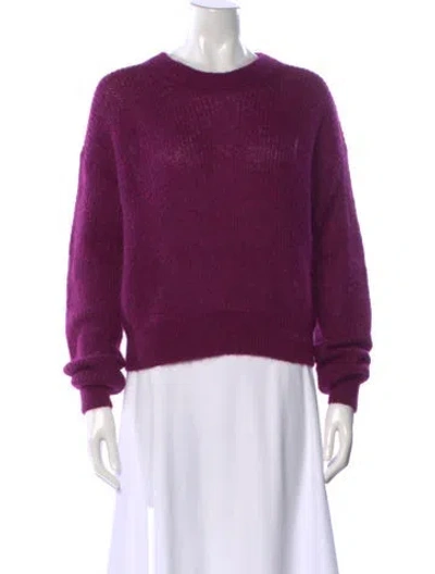 Pre-owned Veronica Beard Crew Neck Sweater In Purple