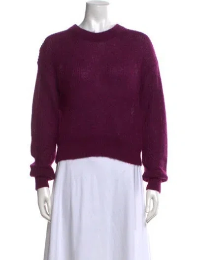 Pre-owned Veronica Beard Crew Neck Sweater In Purple