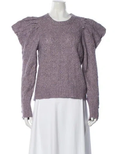 Pre-owned Veronica Beard Crew Neck Sweater In Purple