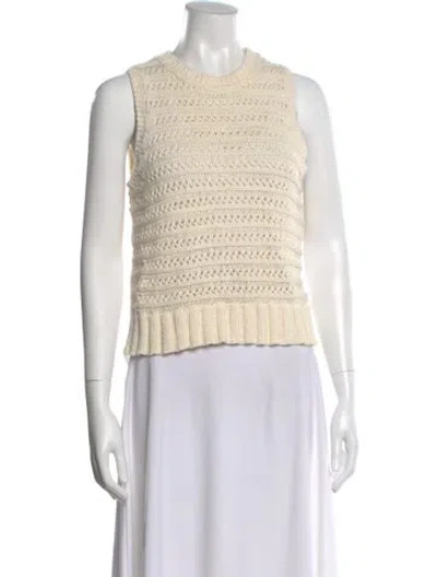 Pre-owned Veronica Beard Crew Neck Sweater W/ Tags In Neutral