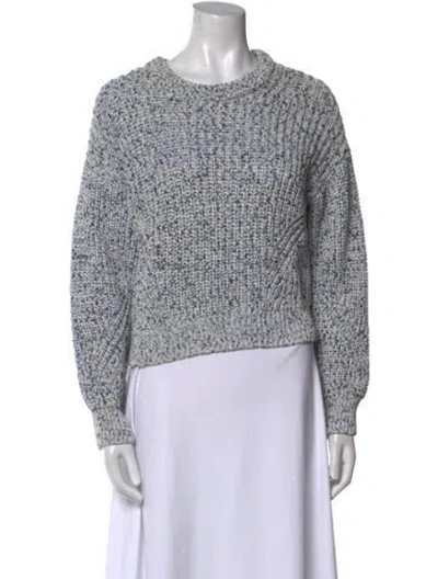 Pre-owned Veronica Beard Crew Neck Sweater In White