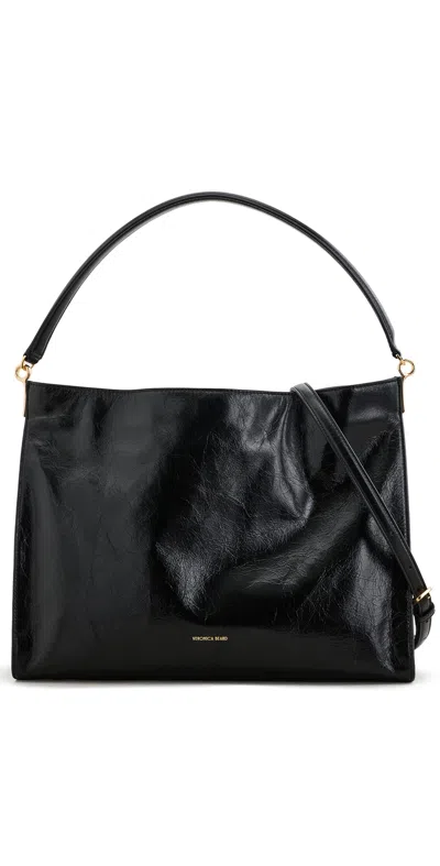 Veronica Beard Crinkle Vida Bag Black