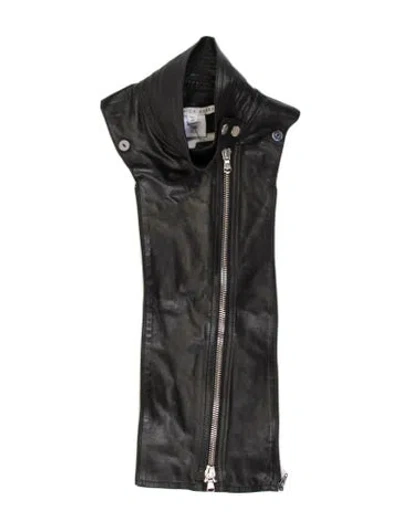 Pre-owned Veronica Beard Crocodile Dickey In Black