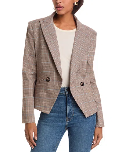 Veronica Beard Cropped Rickie Dicke Jacket In Gray