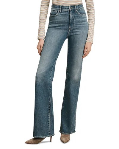 Veronica Beard Crosbie High Rise Wide Leg Jeans In Memory Lane In Multi