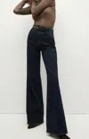 Veronica Beard Crosbie High-rise Wide-leg Jeans In Multi
