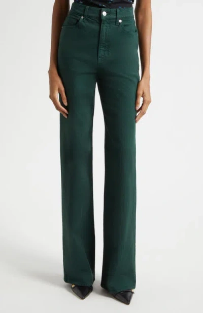 Veronica Beard Crosbie Wide Leg Jeans In Multi