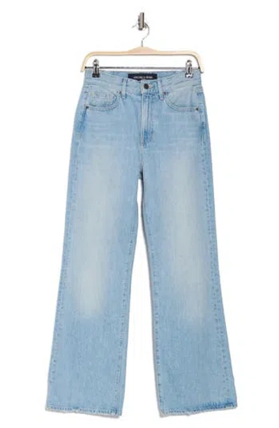 Veronica Beard Crosbie Wide Leg Jeans In Silverwood Moon