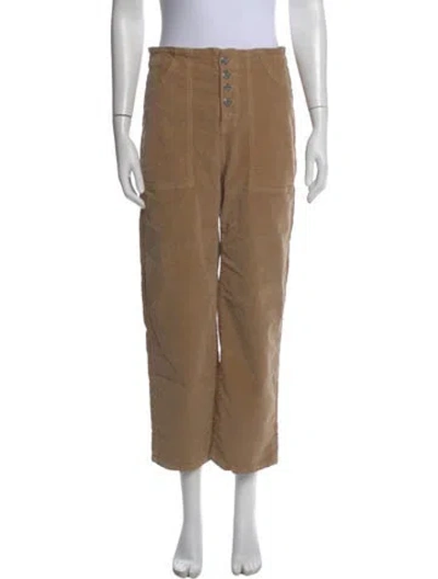 Pre-owned Veronica Beard Crosbie Wide Leg Straight Leg Pants In Neutral