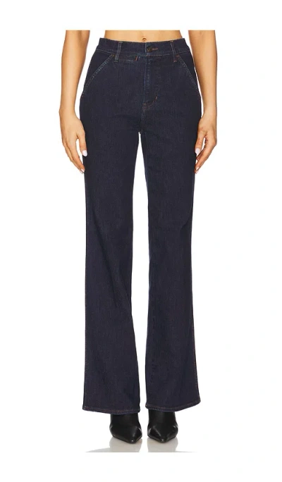Veronica Beard Crosbie Wide Leg Trouser In Dark Oxford