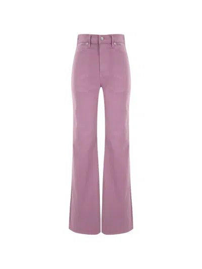 Veronica Beard Crosbie Wide-leg Trousers In Pink