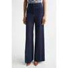 Veronica Beard Crue Wide Leg Jeans In Blue
