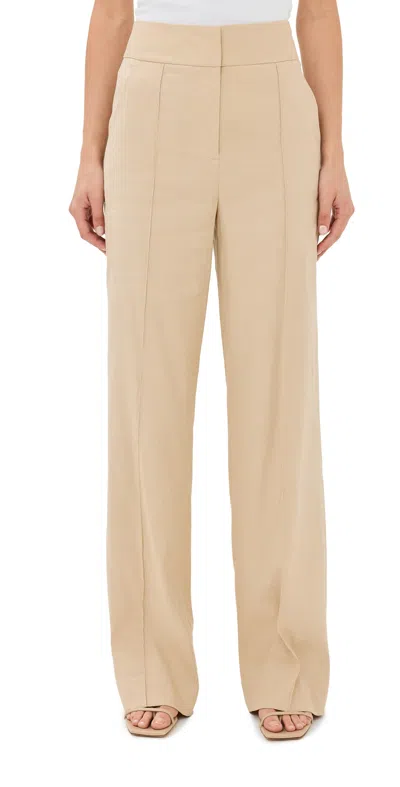 Veronica Beard Cruz Pants Stone Khaki