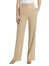 Veronica Beard Cruz Stretch-linen Pant In Stone Khaki In Neutral