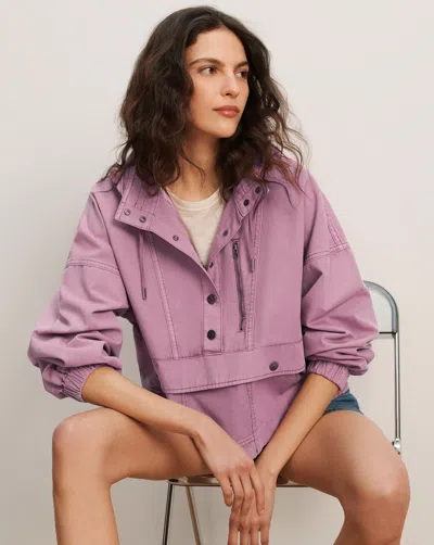 Veronica Beard Cunningham Anorak Jacket In Purple