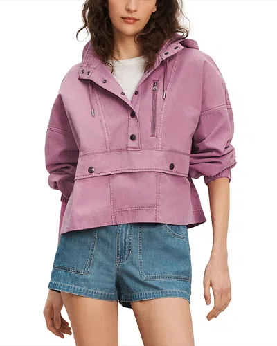Veronica Beard Cunningham Pullover Jacket In Purple