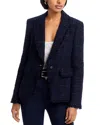 Veronica Beard Cutaway Dickey Jacket In Blue