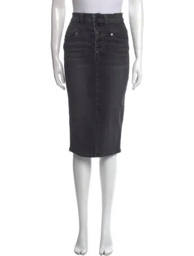 Pre-owned Veronica Beard Cutout Accent Knee-length Skirt In Black