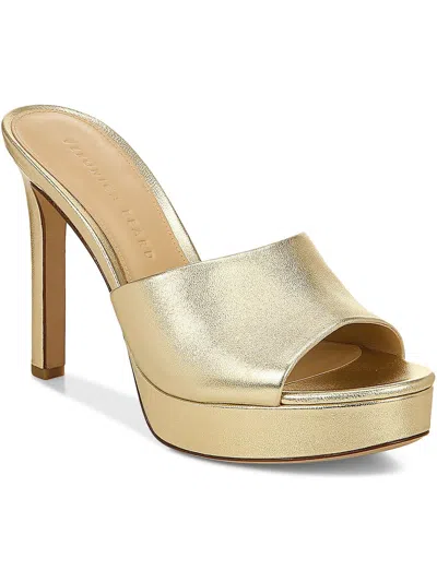 Veronica Beard Dali Womens Suede Slip-on Platform Sandals In Multi