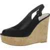 Veronica Beard Dali Womens Wedge Heels In Black
