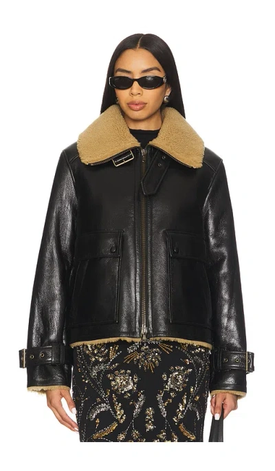 VERONICA BEARD DANIKA SHEARLING JACKET