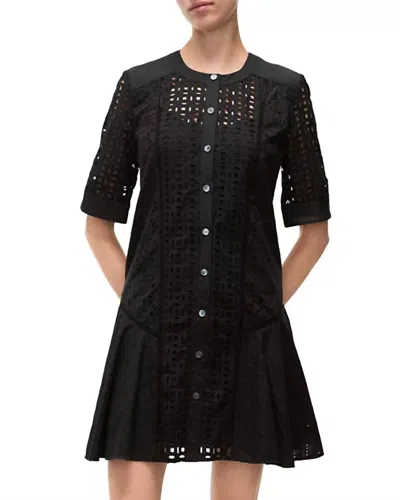 Veronica Beard Dara Mini Dress In Black