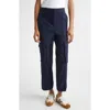 Veronica Beard Dari Crop Cargo Pants In Blue