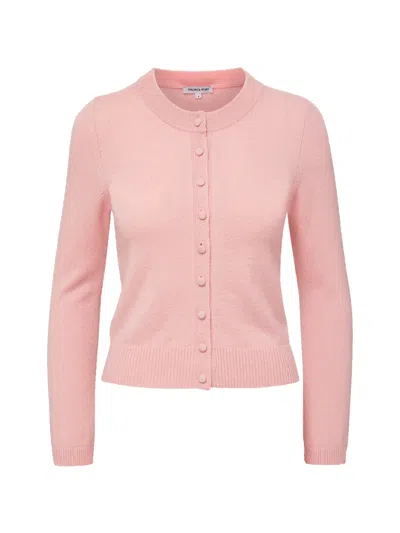 Veronica Beard Daro Buttoned Cardigan In Pink